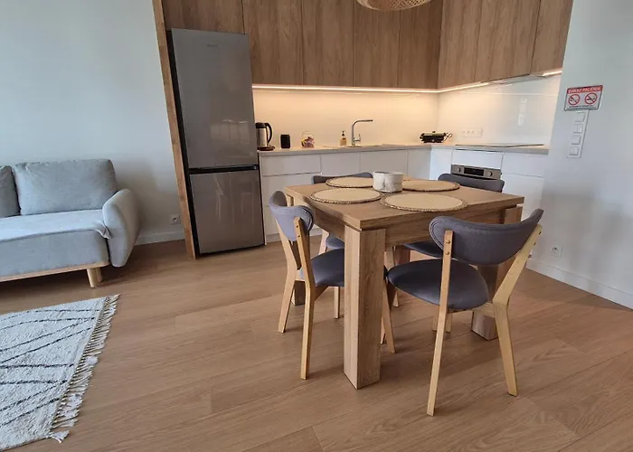 Luxurious Cinnamon Apartment, Self Check-in 24h, Free Parking, Air-conditioning Apartment Poznan